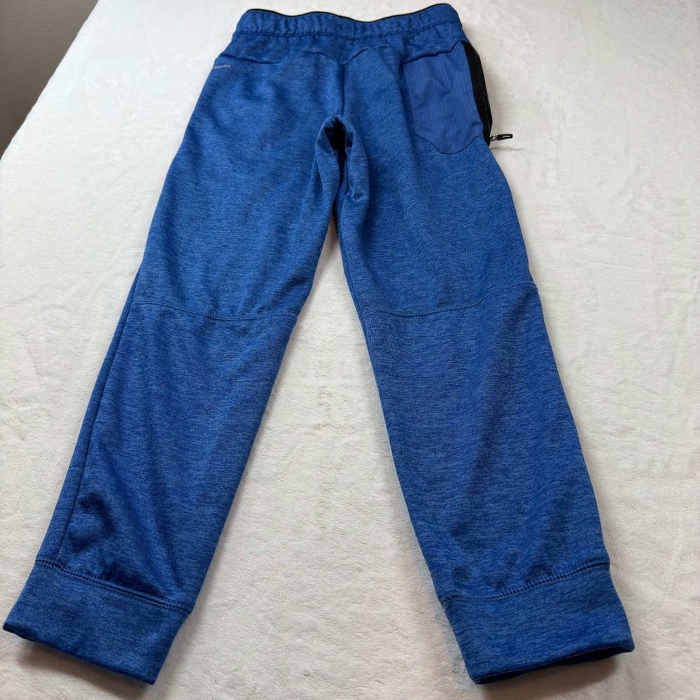 Athletic Works Joggers Boys L 10-12 Blue Excellent DriWorks Zip Pocket Pants